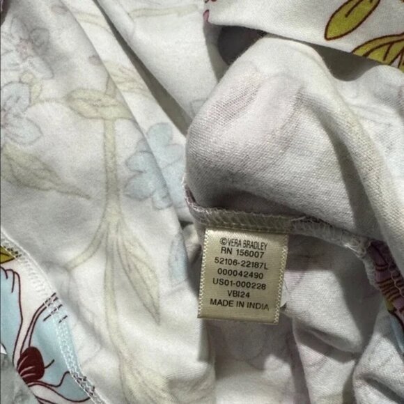 Vera Bradley Women's Outlet Cotton Essential Short-Sleeved Size L - Picture 6 of 10